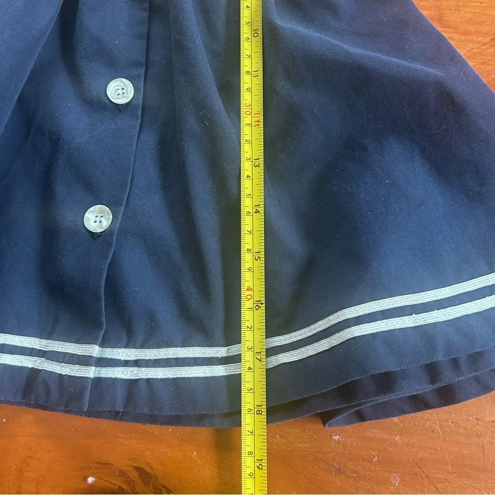 Sophie Rose Vintage Navy Sailor Dress Girls Toddler Size 2T Nautical Outfit